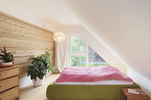 Viel Holz verleiht einen gemütlichen Charakter