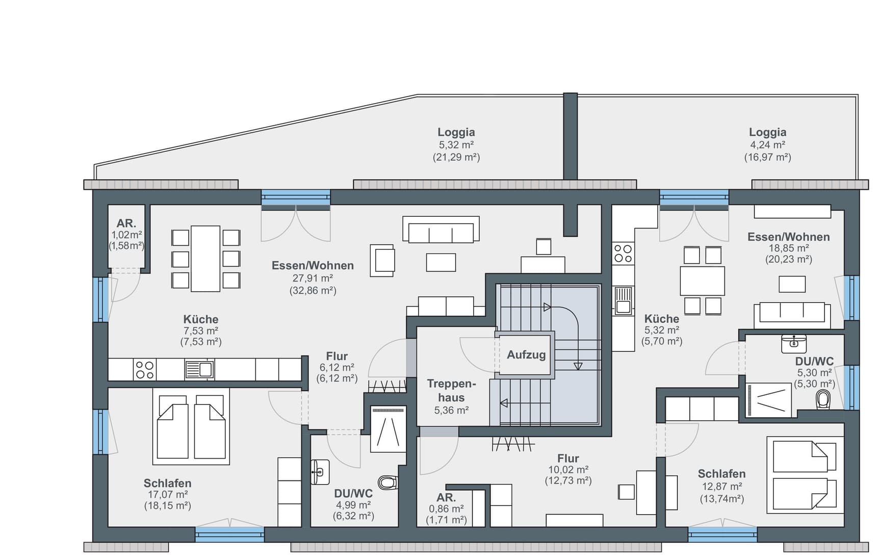 Grundriss Dachgeschoss