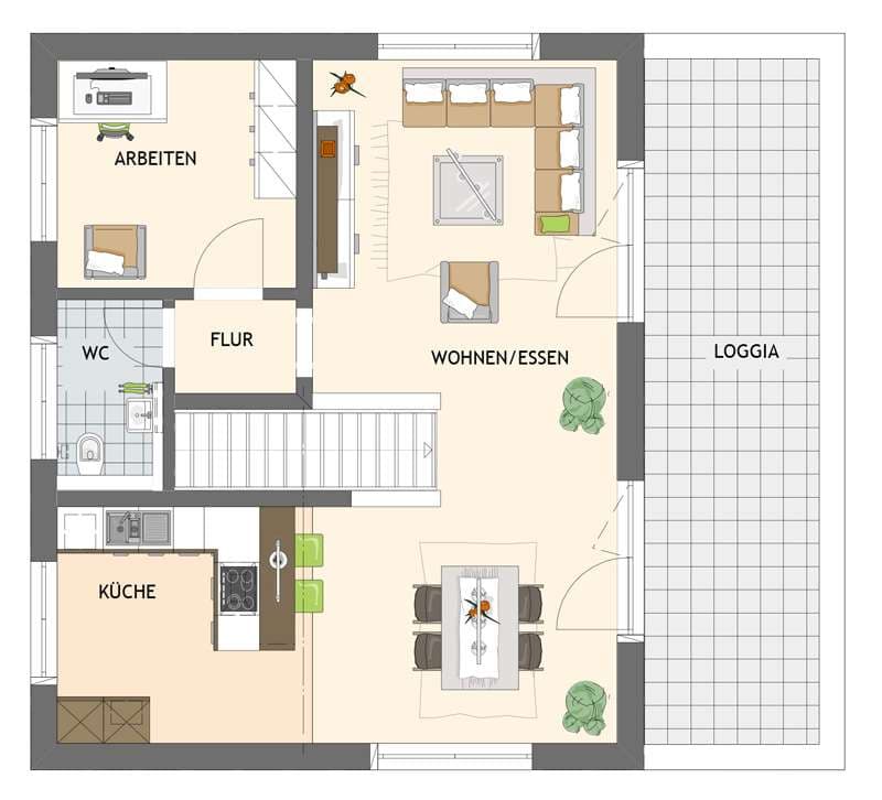 Grundriss Obergeschoss - ARTIS 301 F STG