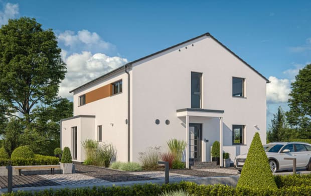 Einfamilienhaus von RENSCH-HAUS. CLOU 174. Eingangsbereich.