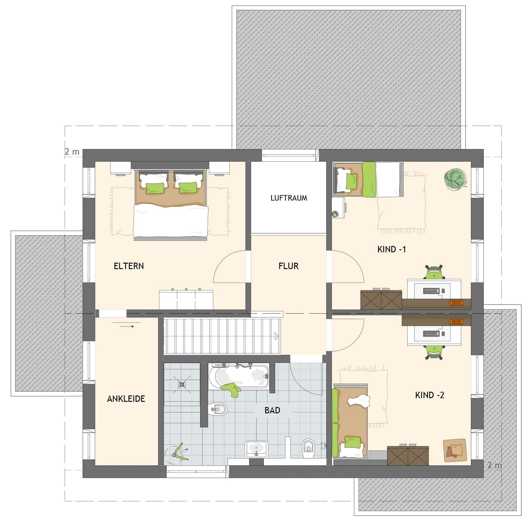 Grundriss Dachgeschoss - NEO 311