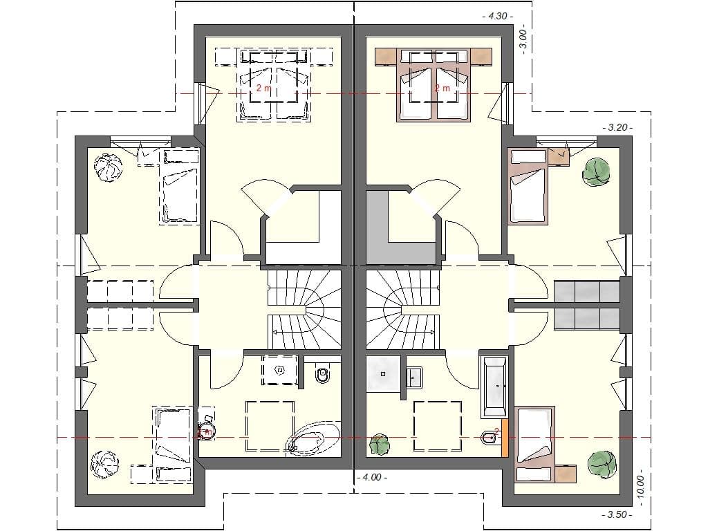Doppelhaus Modern - Grundriss DG.jpg