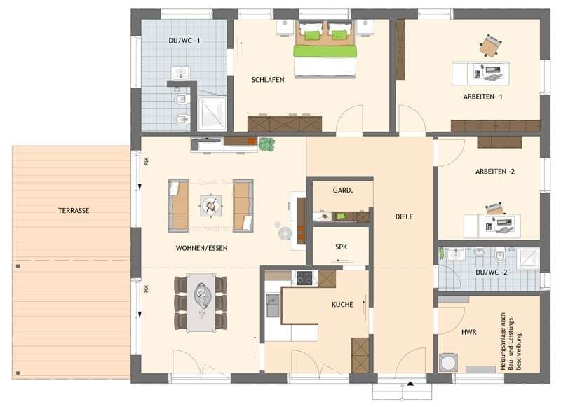 Grundriss Erdgeschoss - NIVO