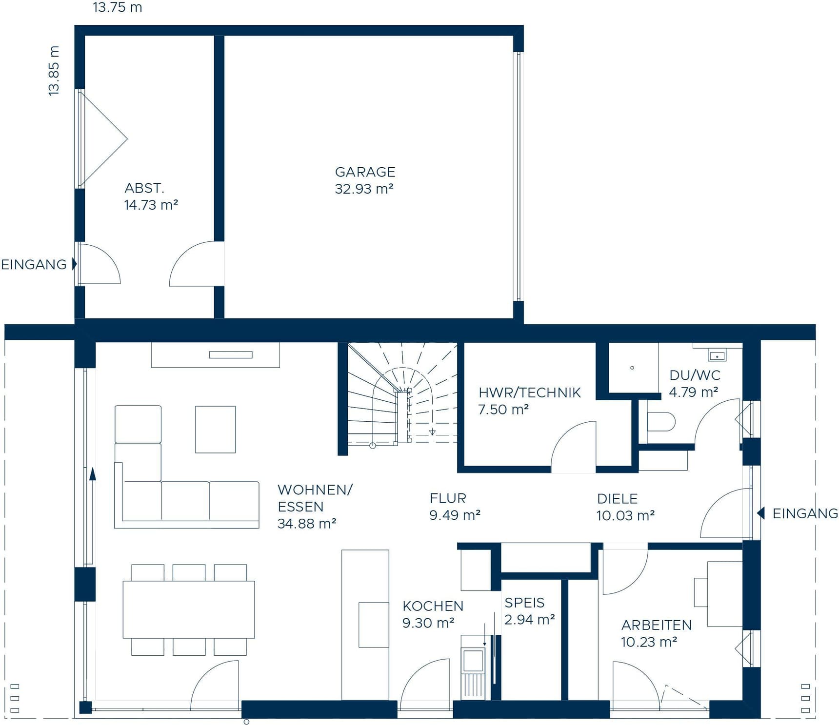 KAMPA Concept 07 Grundriss Erdgeschoss