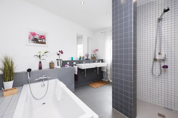 Hanse Haus Doppelhaus 137-126 Poing Badezimmer 