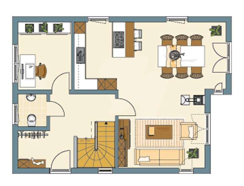 Grundrisse Erdgeschoss - Architektur Trend