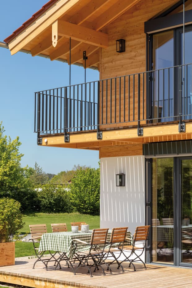 Terrassenbereich Musterhaus Liesl