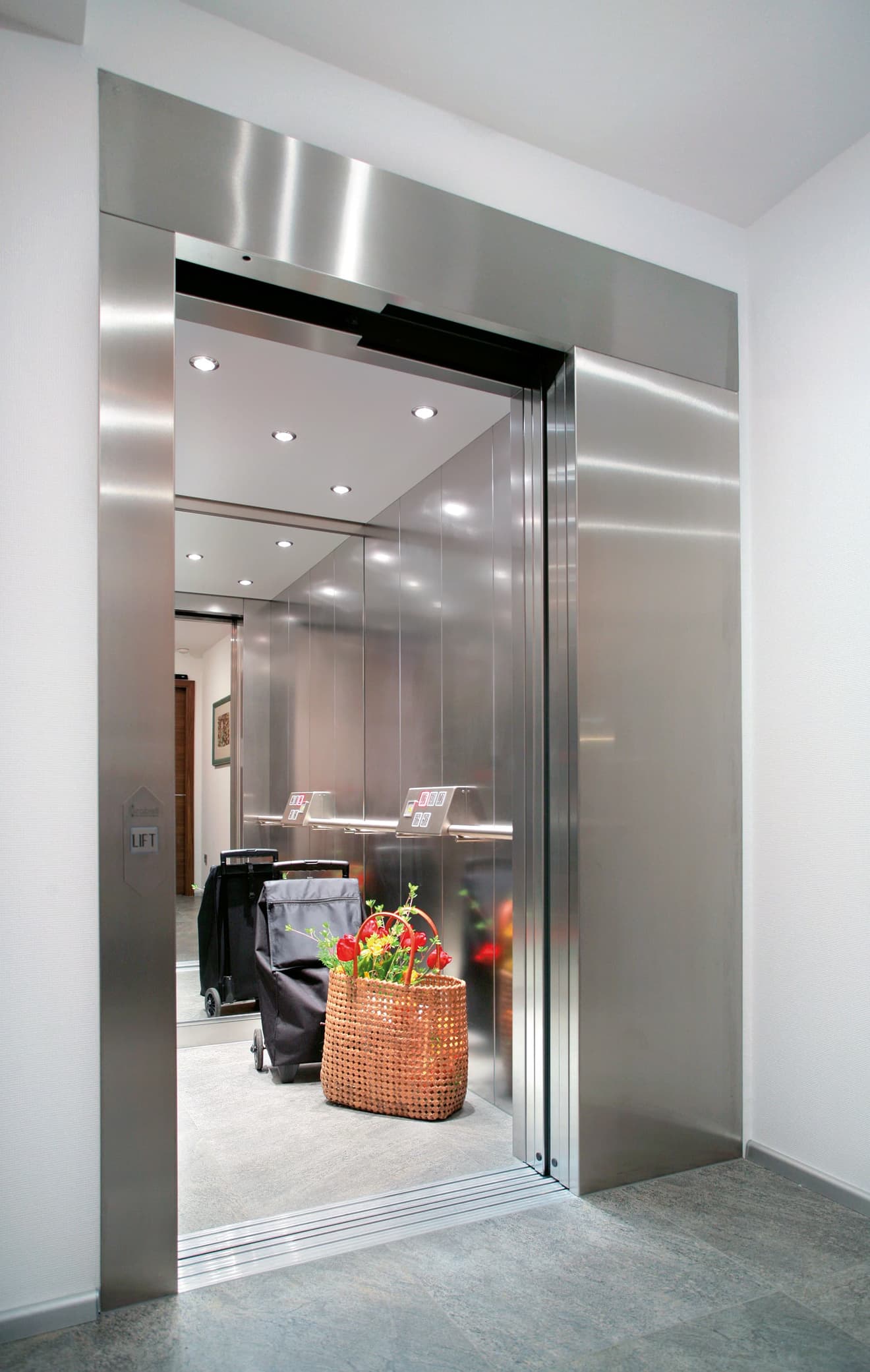 Barrierefreies Fertighaus mit Aufzug