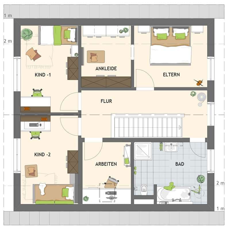 Grundriss Dachgeschoss - SENTO 301 A S130