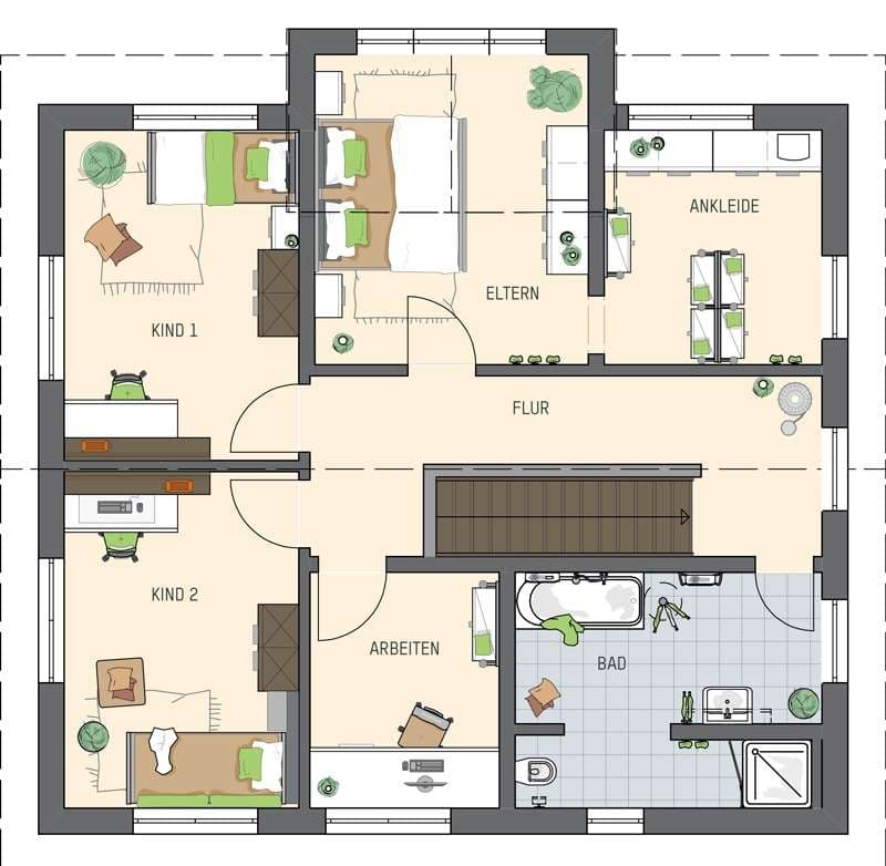 Grundriss Dachgeschoss - SENTO 403 D S215