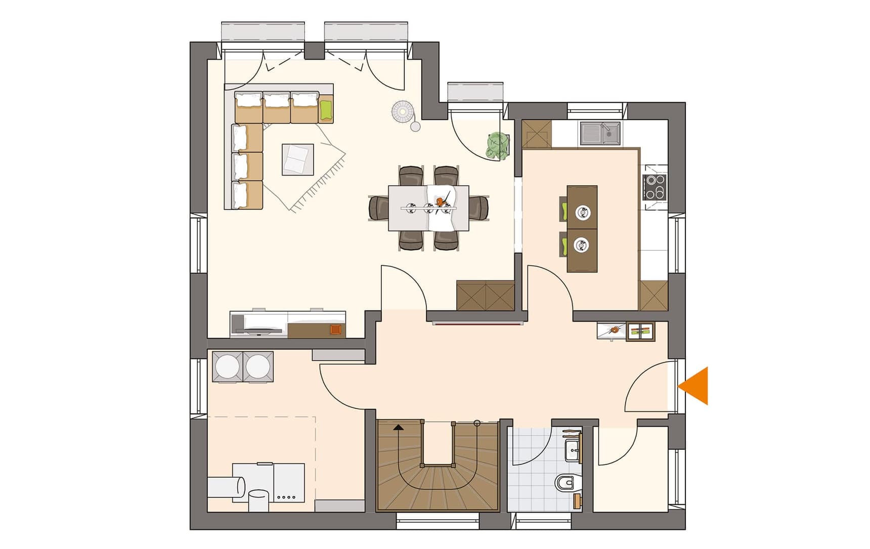 Grundriss Erdgeschoss - UNO 2.0 100 S180