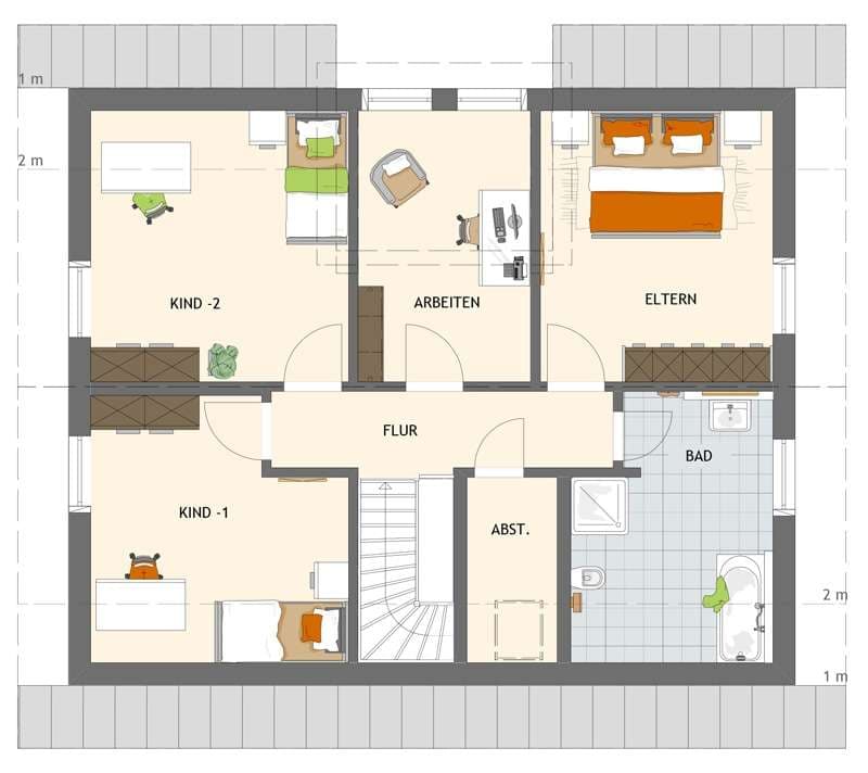 Grundriss Dachgeschoss - VIO 420 S130 qg1