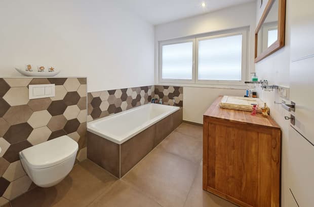 Bungalow Walmdach 172 | Badezimmer einrichten