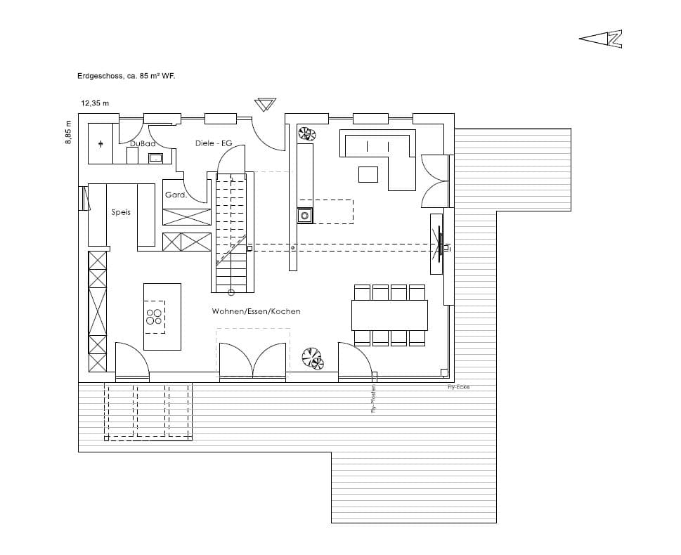 Erdgeschoss Vitalhaus Aschau