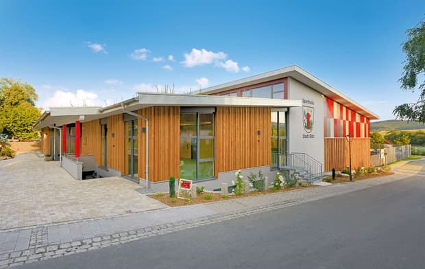 Gruber - Sporthalle in Rötz aus regionalem Holz