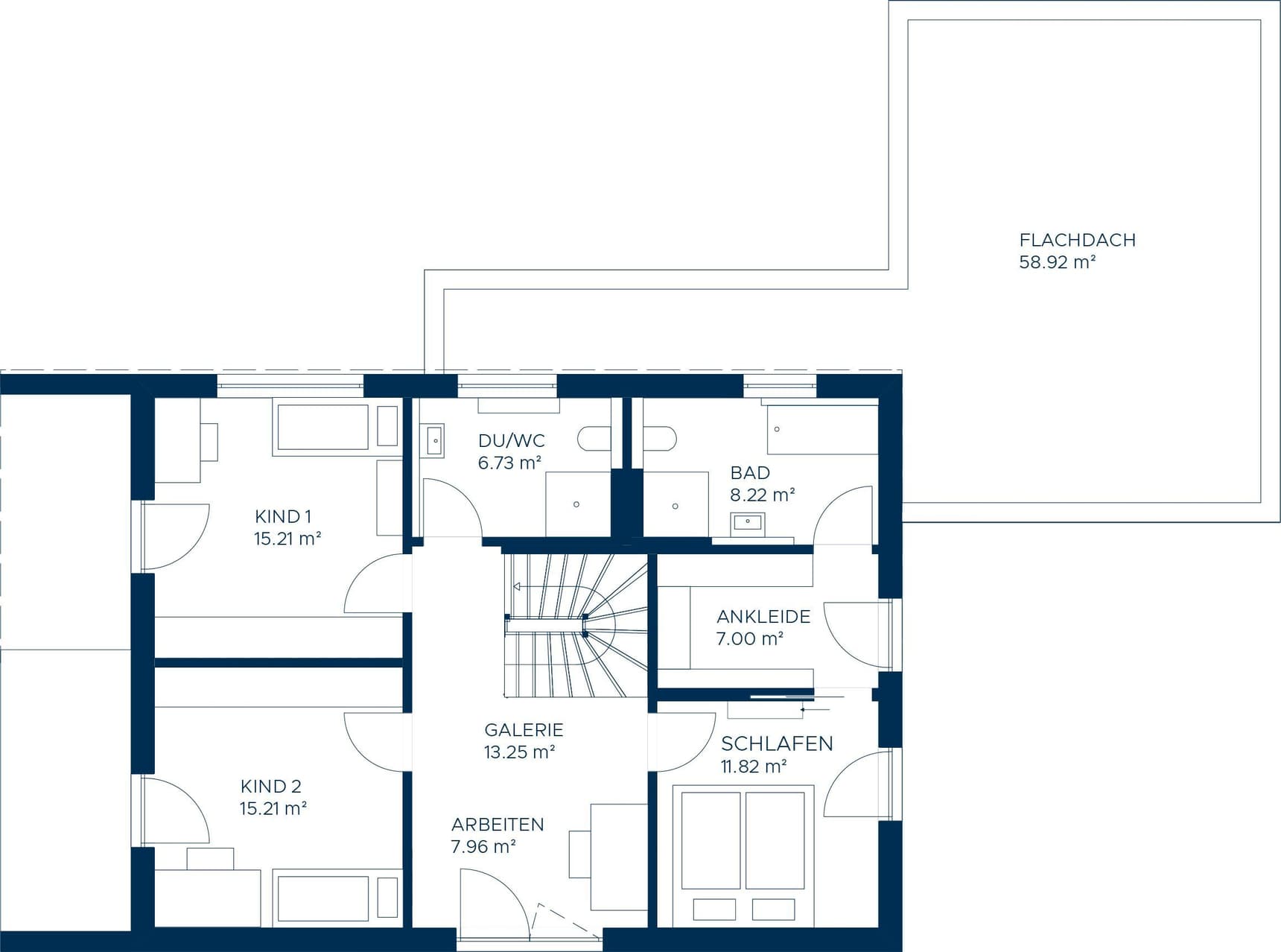 KAMPA Concept 05 Grundriss Obergeschoss