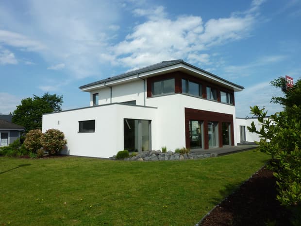 NORDHAUS | Außenansicht Musterhaus Mülheim-Kärlich | Hausbau made im Bergischen