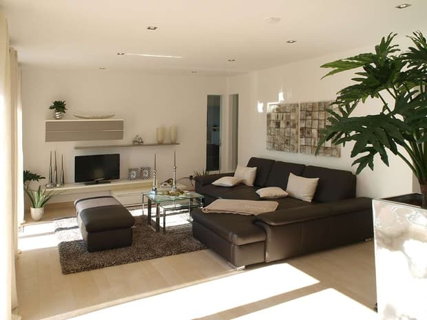 Helles Wohnzimmer