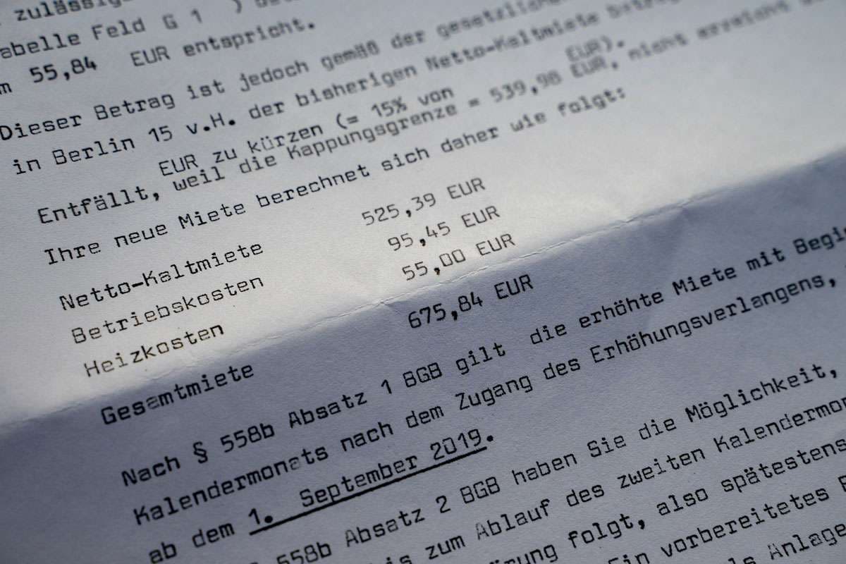 Zusammenstellung des Mietpreises