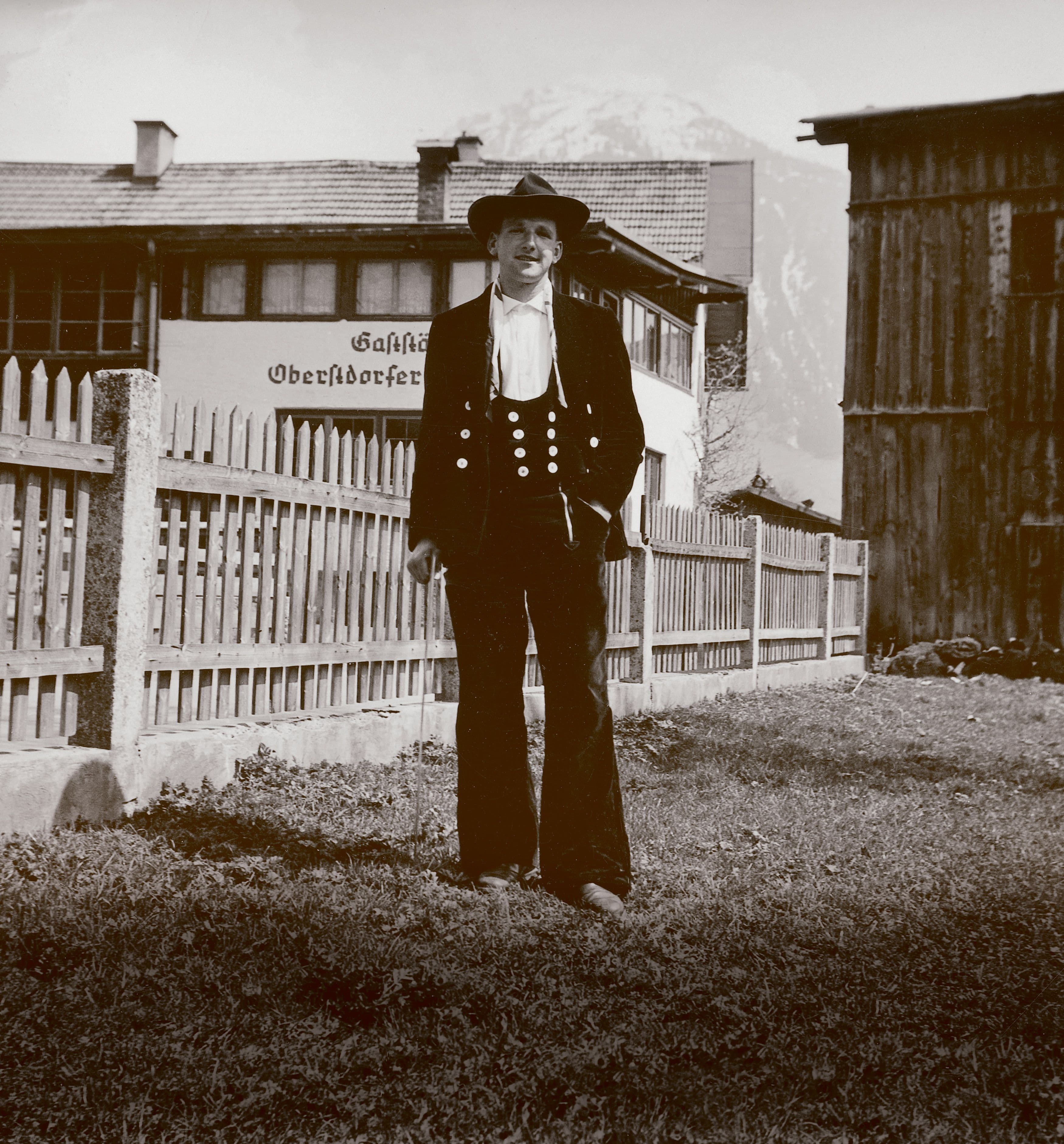 Hans Weber in jungen Jahren