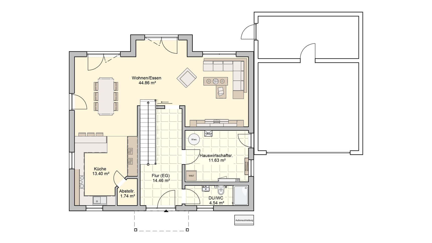 Haus Amika Grundriss EG