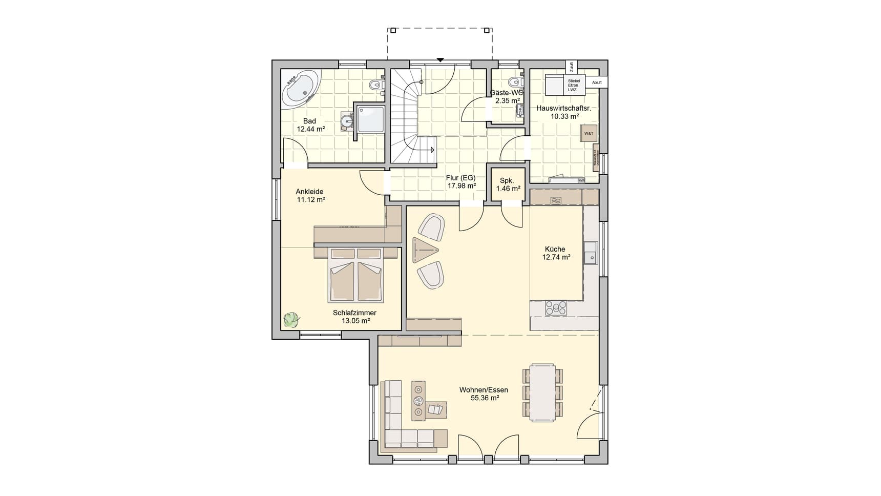 Haus Brilo Grundriss EG