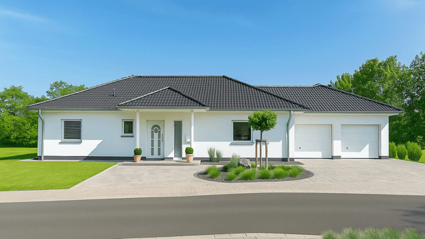 Bungalow Pli Fingerhut Haus Frontansicht