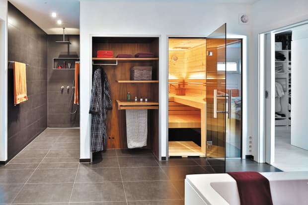 Wellness- und Badbereich Vitalhaus Schwabach