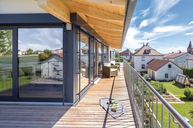 Balkon Vitalhaus Leingarten