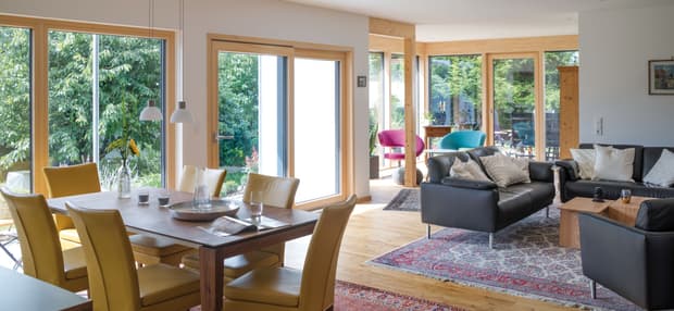 Wohn- und Essbereich Vitalhaus Leingarten