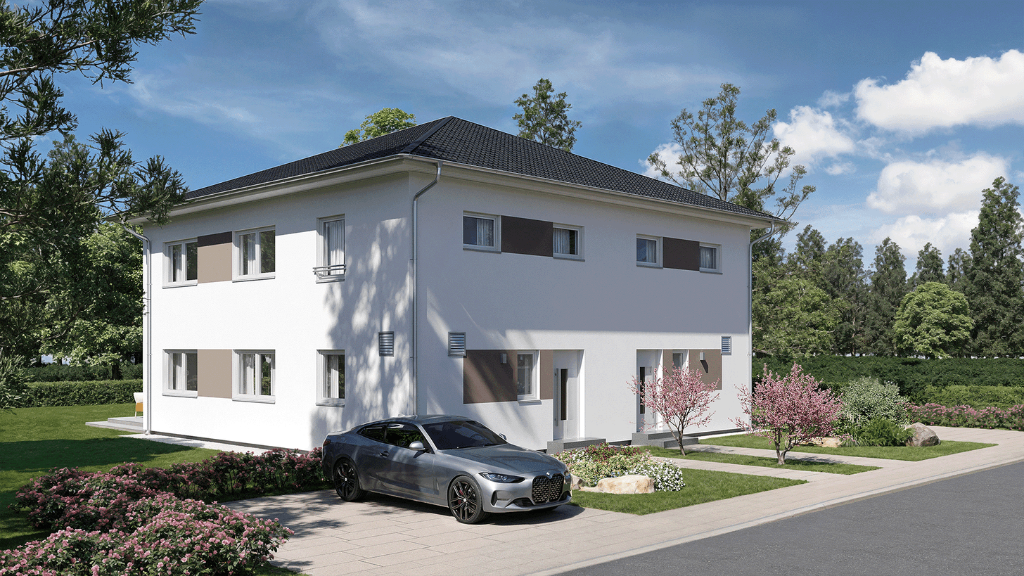 Hausansicht Duett 125 Front