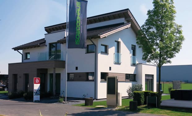 Frontansicht Musterhaus