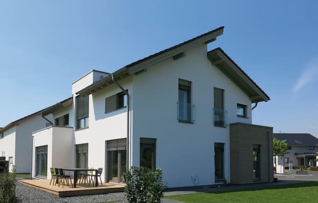 Seitenansicht Musterhaus