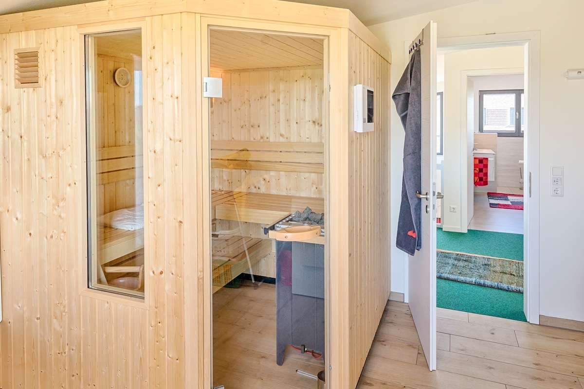 Heimsauna aus Holz