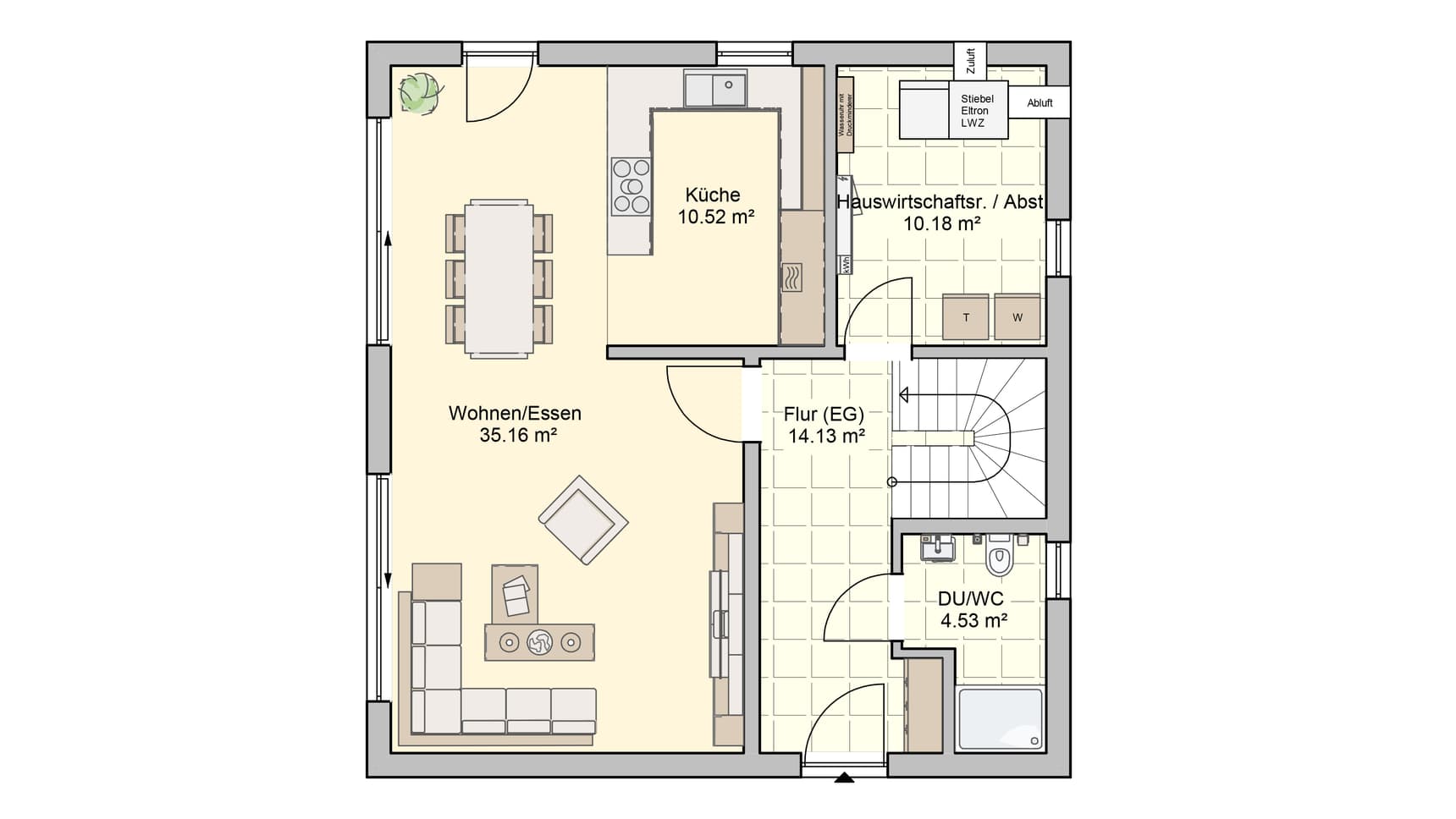 Haus Juna Grundriss EG