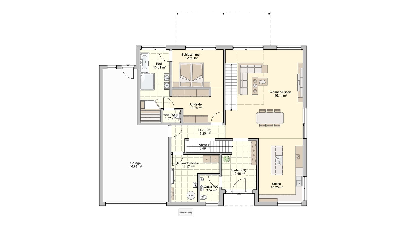 Haus Klino Grundriss EG