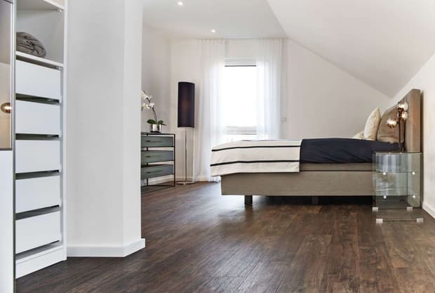 Musterhaus Kopenhagen. Schlafzimmer.