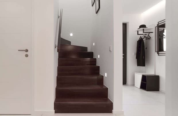 Musterhaus Kopenhagen. Treppenhaus.