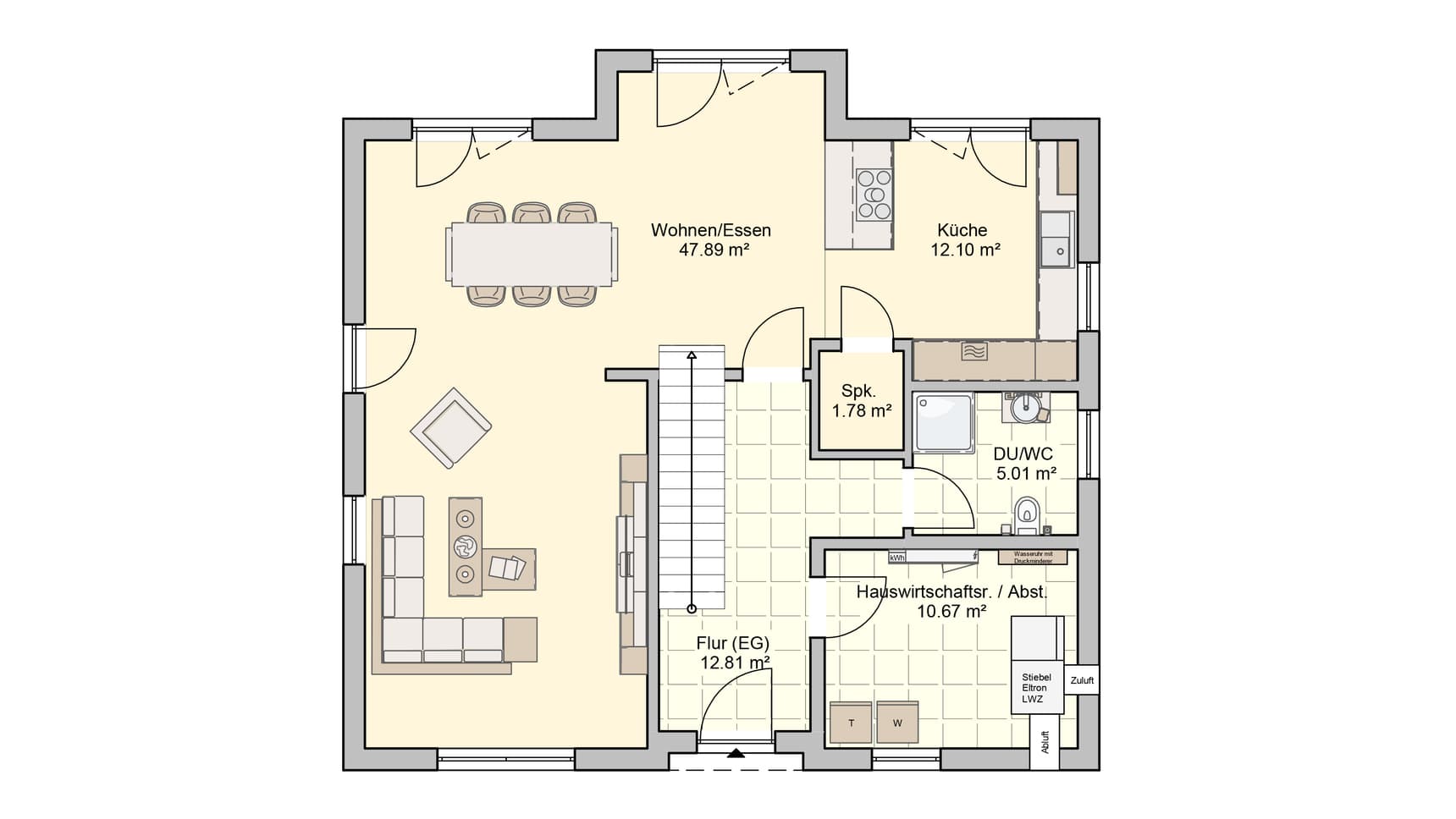 Haus Locca Grundriss EG