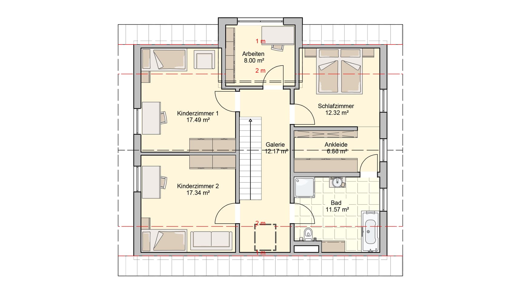 Haus Locca Grundriss OG