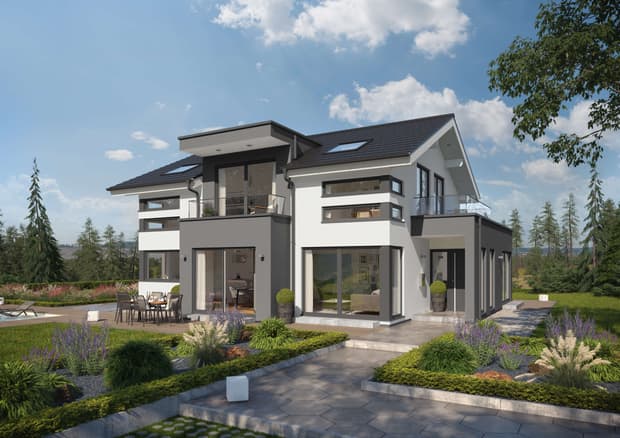 Mit ansprechenden Anbauteilen wird das Einfamilienhaus zum wahren Hingucker