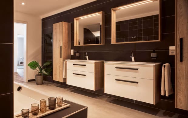 Musterhaus Palermo. Bad.