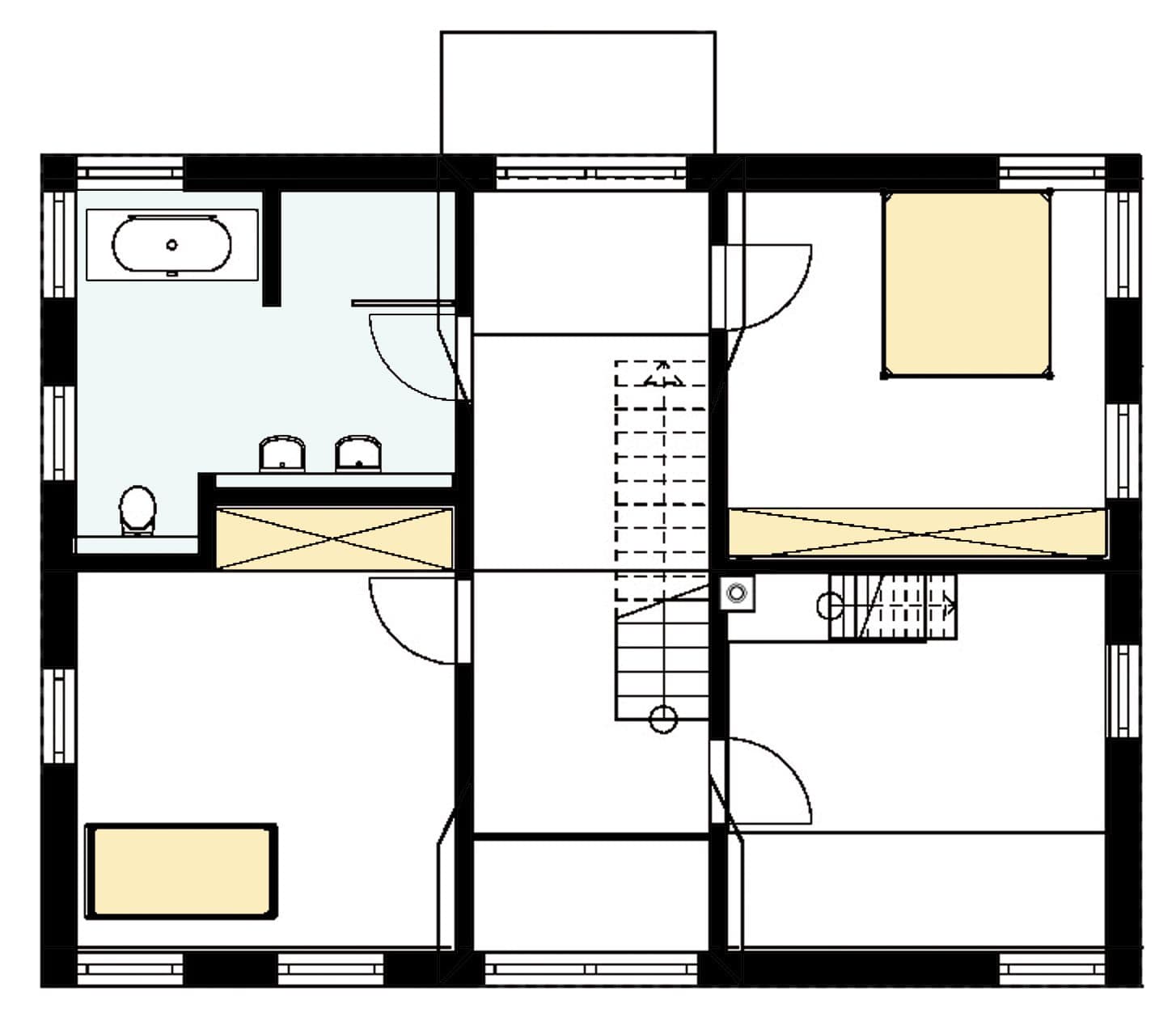 Dachgeschoss Grundriss