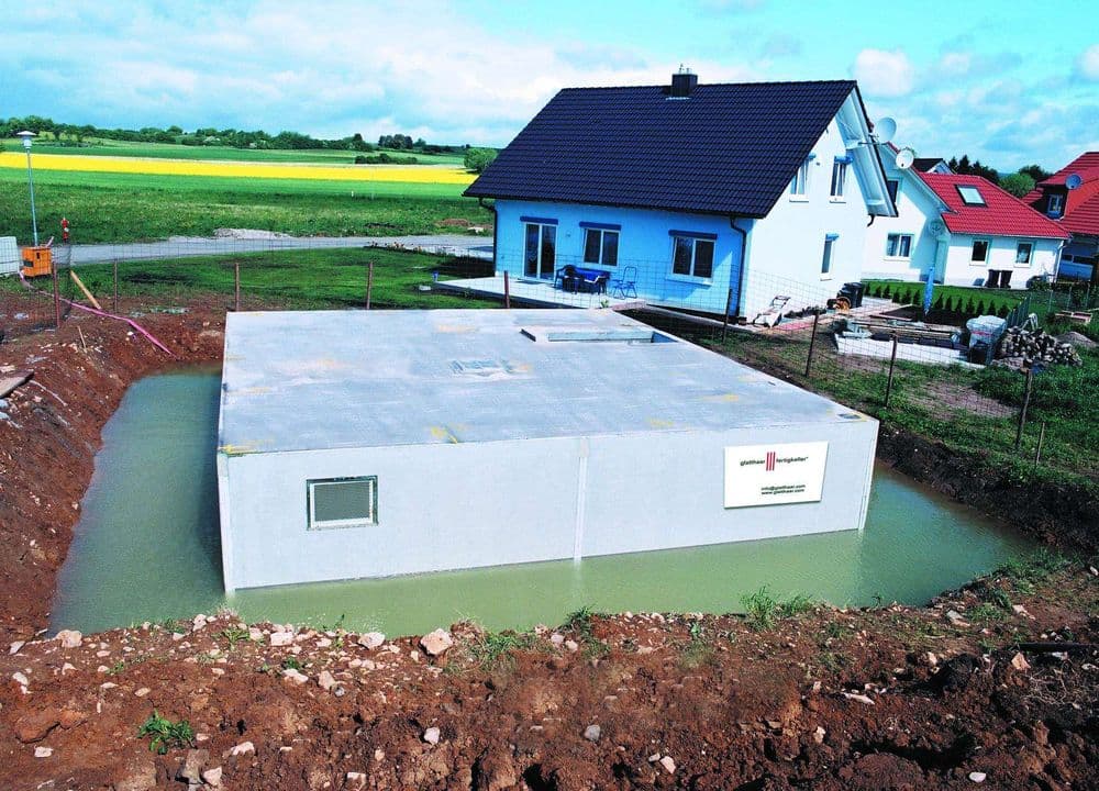 Wasserdichter Keller für den Hausbau