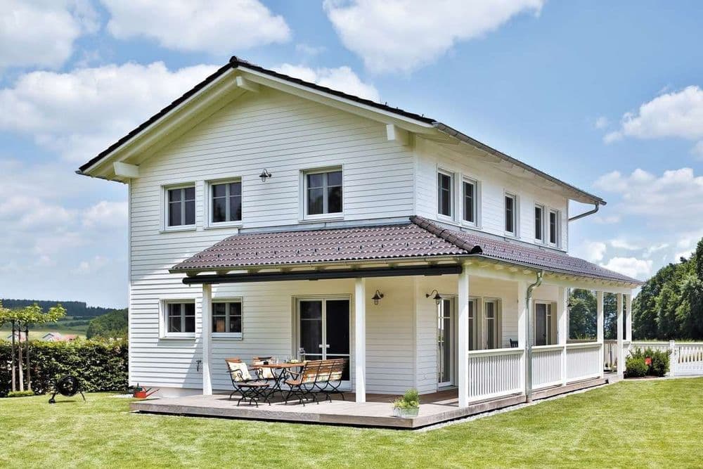 amerikanisches Haus mit typischem Hamptons-Flair