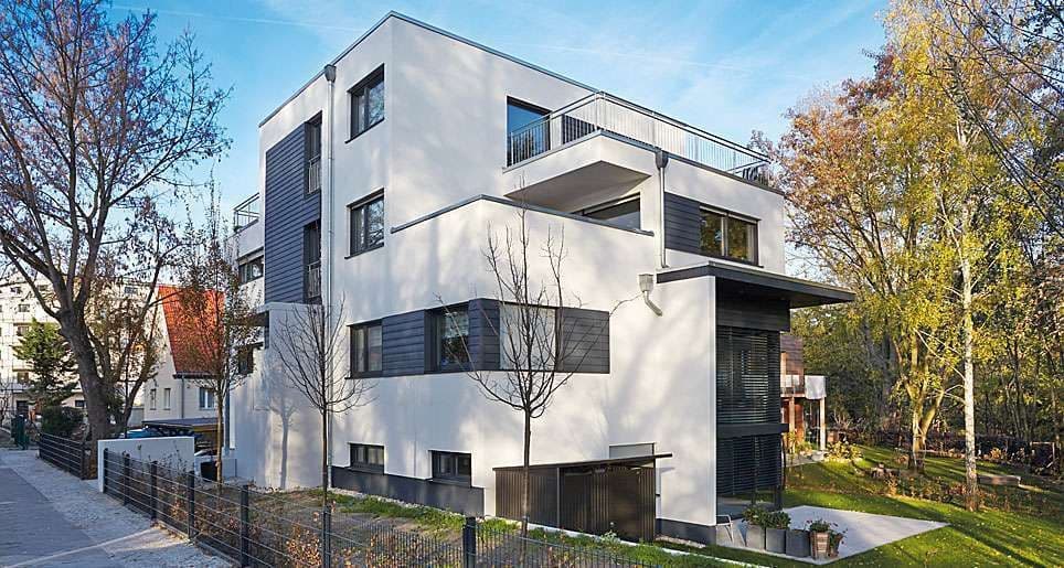 Aufstockung eines Mehrfamilienhauses