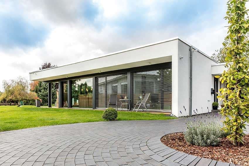 Kubischer Bungalow