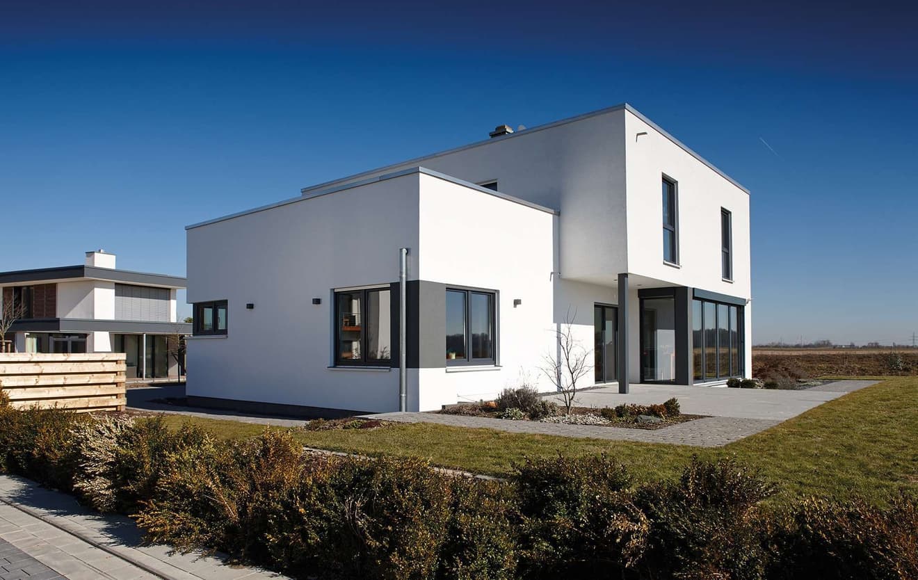 Materialmix bei der Bauhaus-Villa