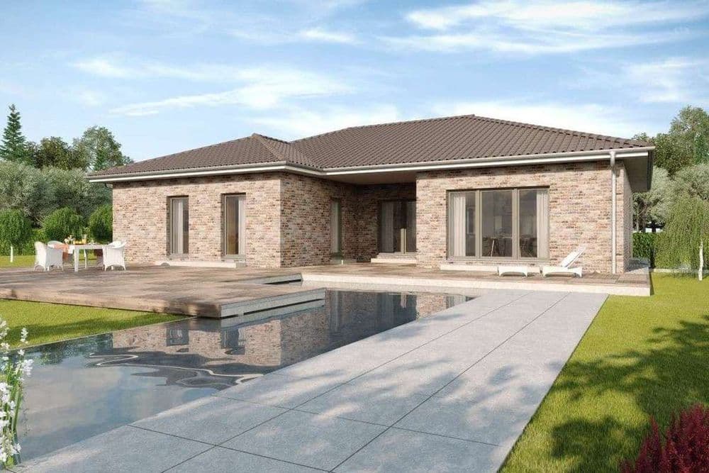 Bungalow mit Klinkerfassade