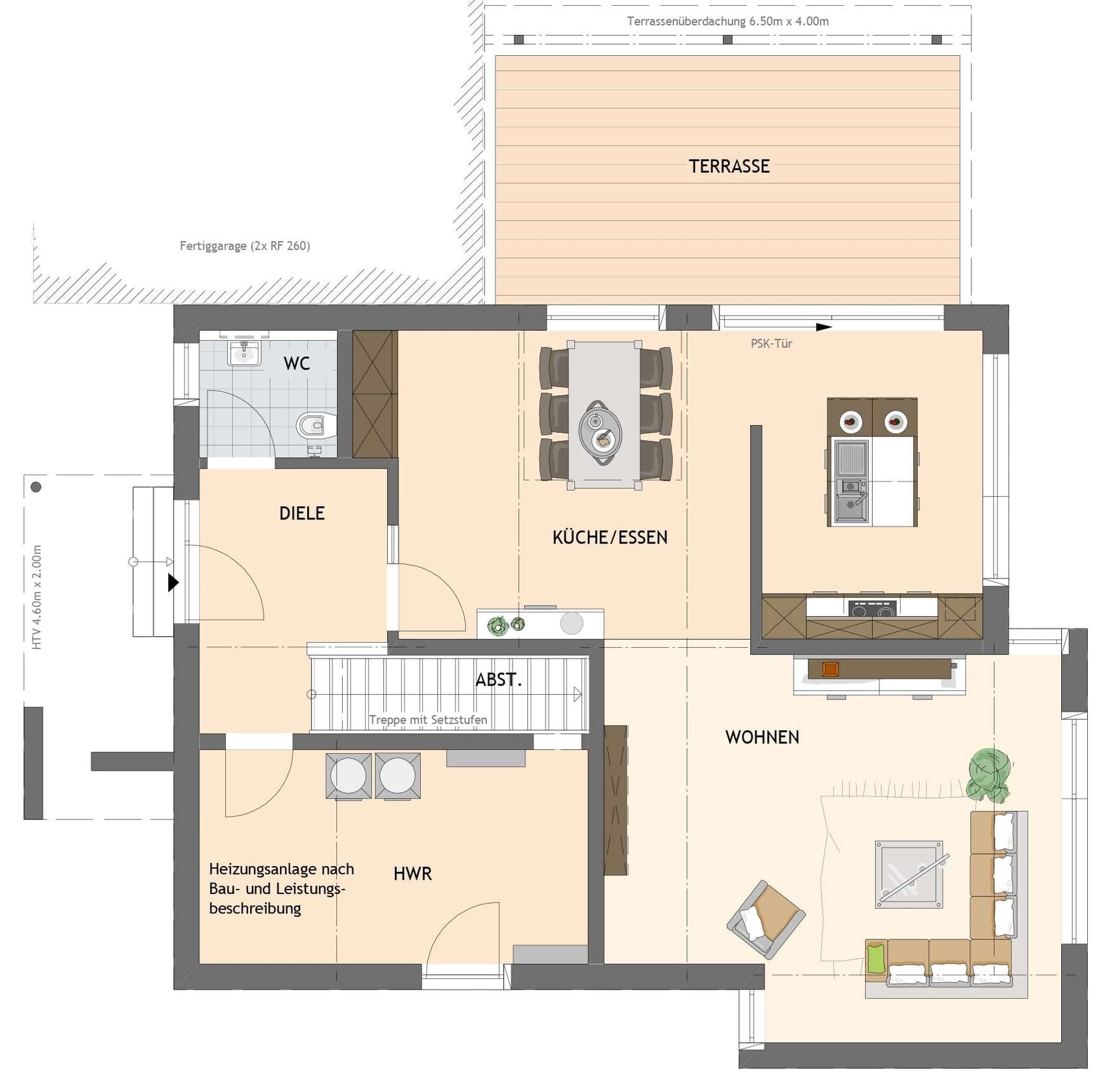 Grundriss Erdgeschoss - NEO 311